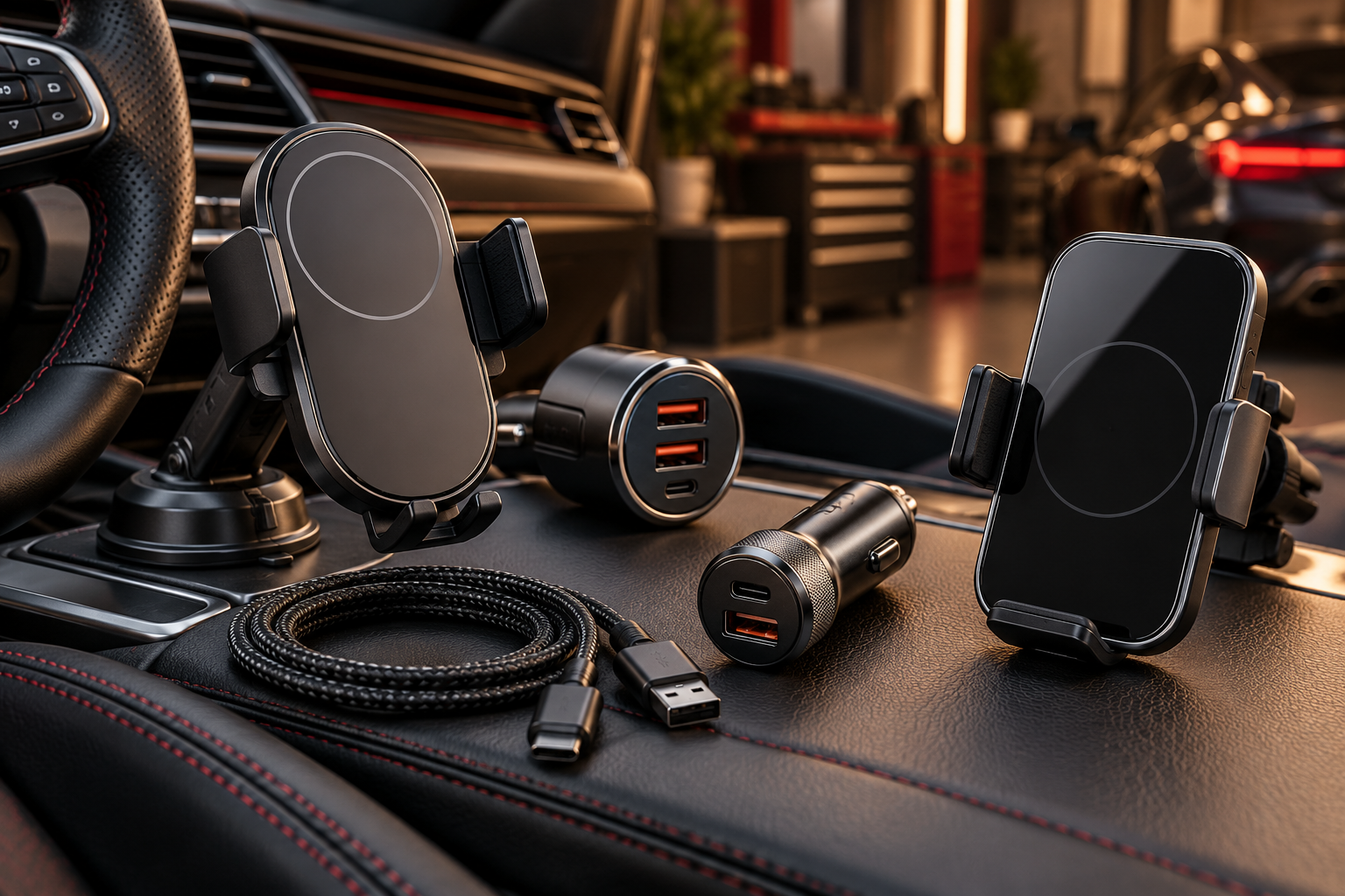شواحن السيارات USB واللاسلكية — Cars Fanatics automotive collection