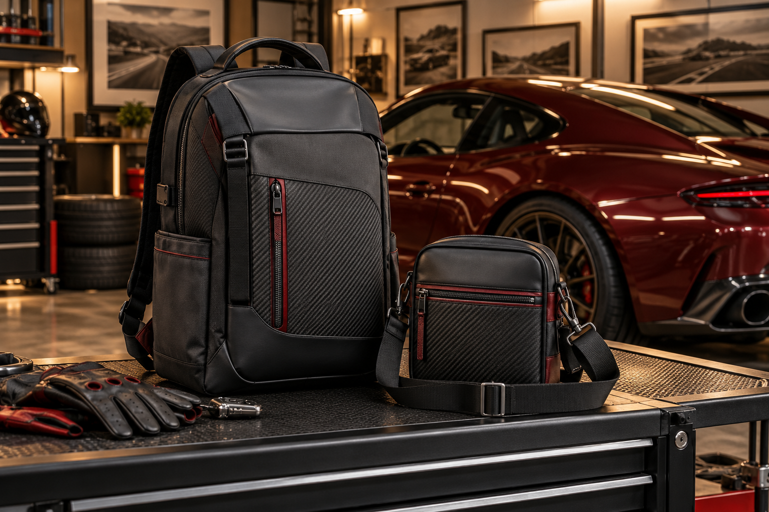 حقائب الظهر وحقائب كروسبودي — Cars Fanatics automotive collection