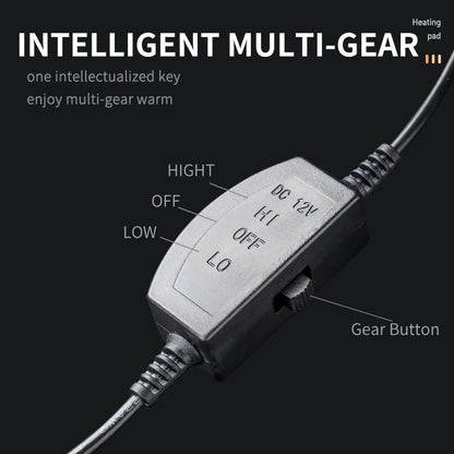 1/2PCS Winter Heated Car Seat Cover 12V 