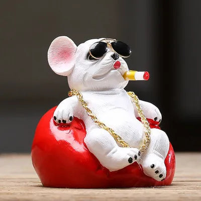 Car Bulldog Dashboard Decor