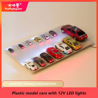 Scale Model Cars with LED Lighting