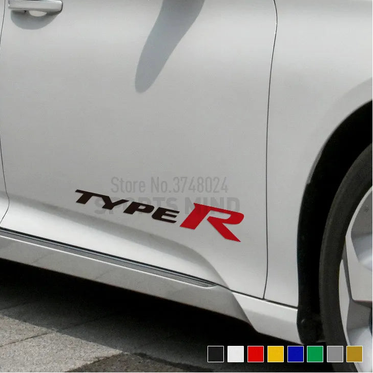 Adesivos de carro de acessórios TYPE R