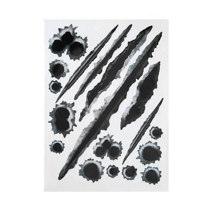 BULLET Hole & Scratch Car Aufkleber
