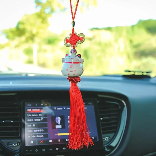 Cat Pendant Car Ornament 