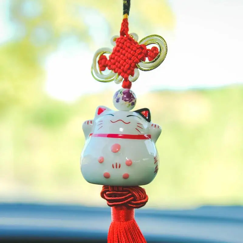 Cat Pendant Car Ornament 