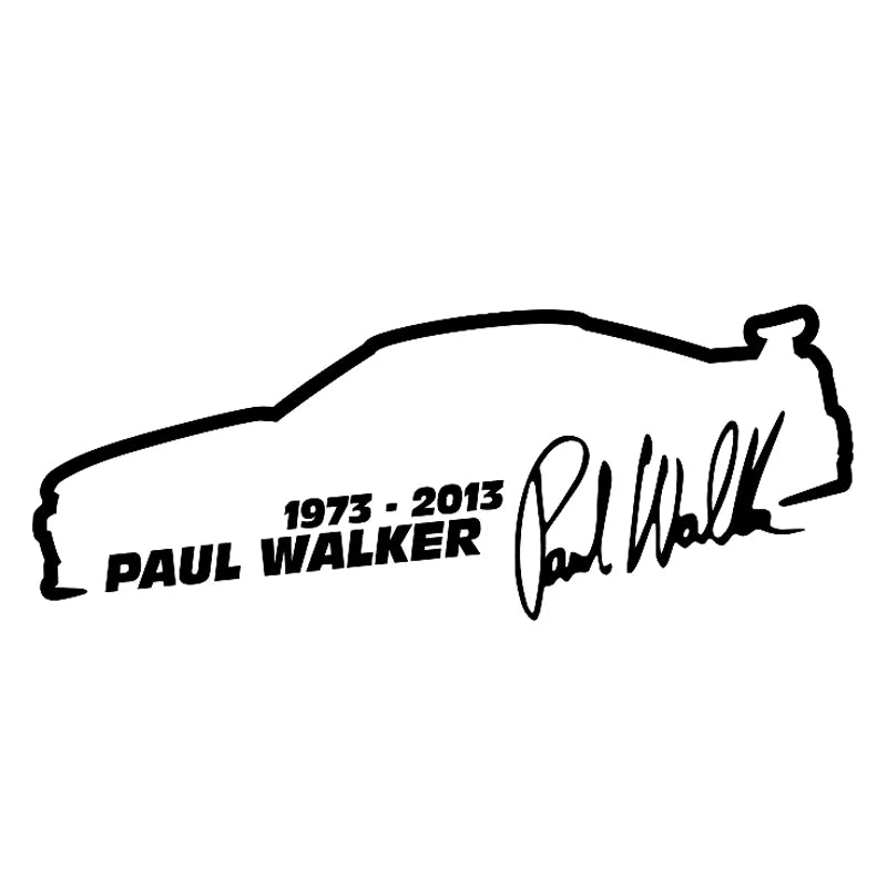 Paul Walker Tribute Decal