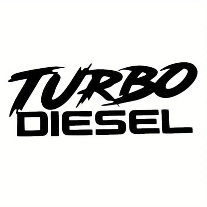 Turbo Diesel Sticker for Car