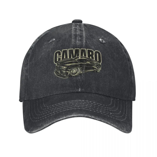 Camaro Black Baseball Cap CT