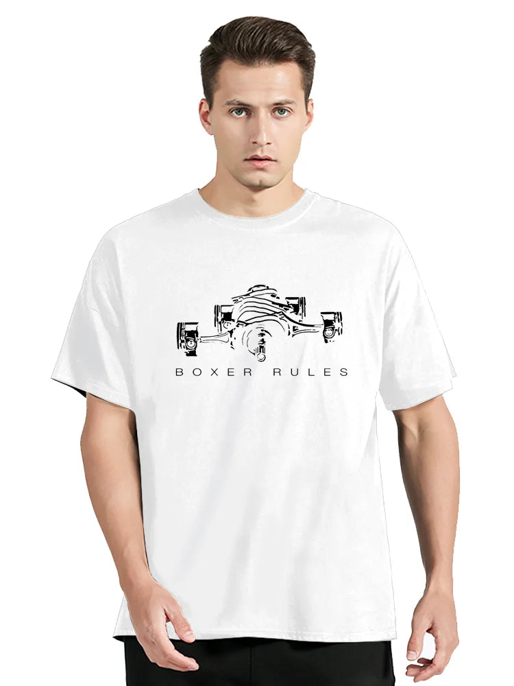 Camisa Clássica com Regras do Boxer