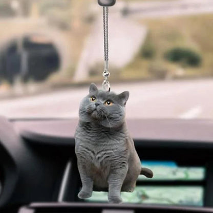 2D Cute Pet Puppy Car Decor