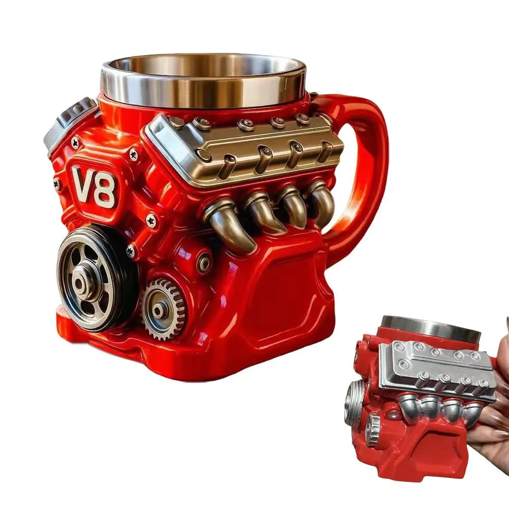 Vintage Engine Coffee Cup 