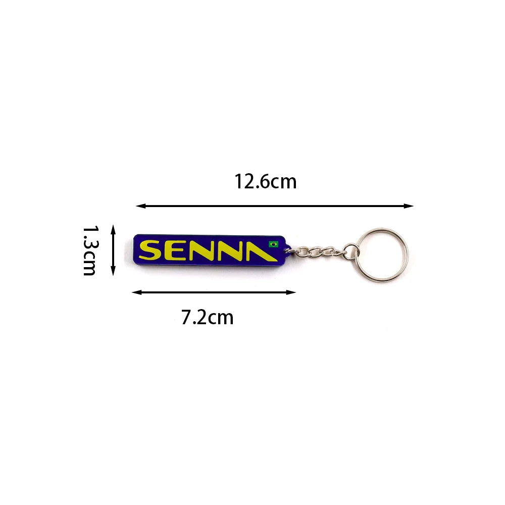 Senna Racing Keychain