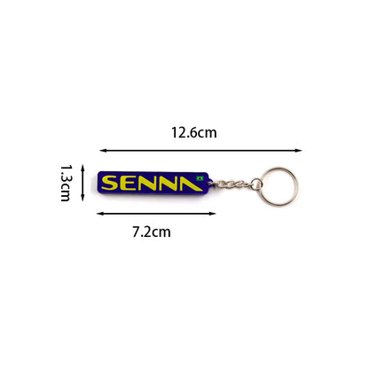 Senna Racing Keychain