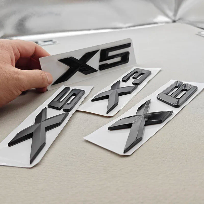 X3 X5 X6 Badge Sticker 