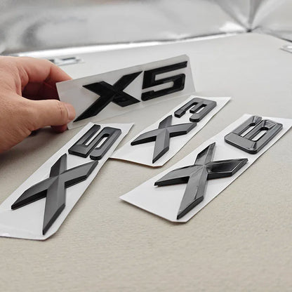 X3 X5 X6 Badge Sticker 