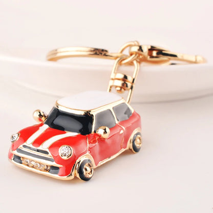Retro Classic Mini Car Keychain MR