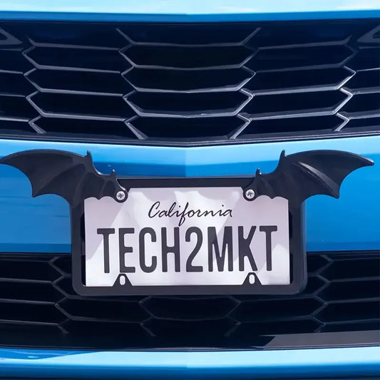 Bat Wing License Plate Frame
