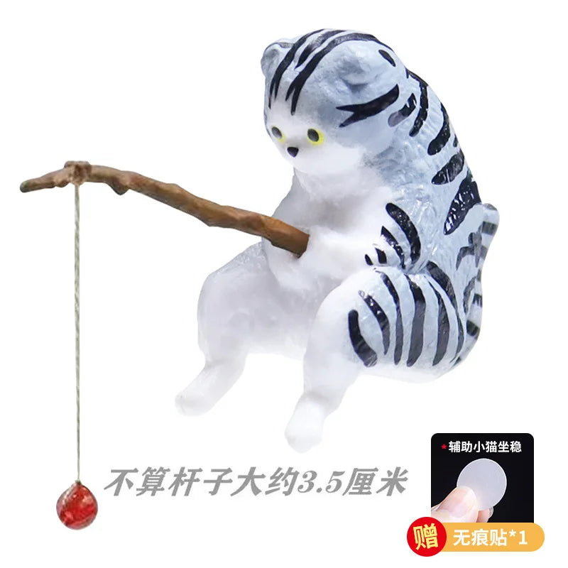 Fishing Cat Car Interior Decor 