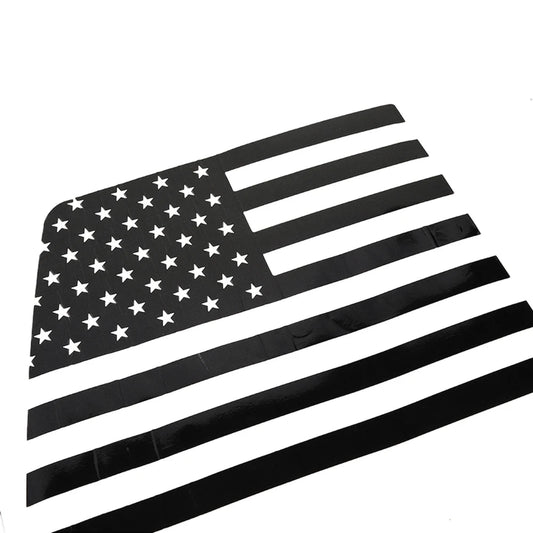 Calcomanía para ventana trasera Bandera de EE. UU. para RAM 