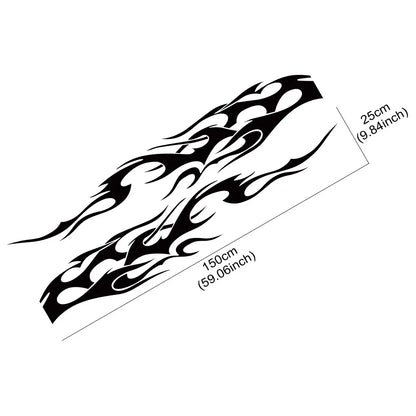 2Pcs Vinyl Flame Graphics 