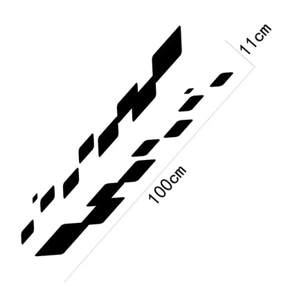 Tür-Grafikaufkleber aus Vinyl