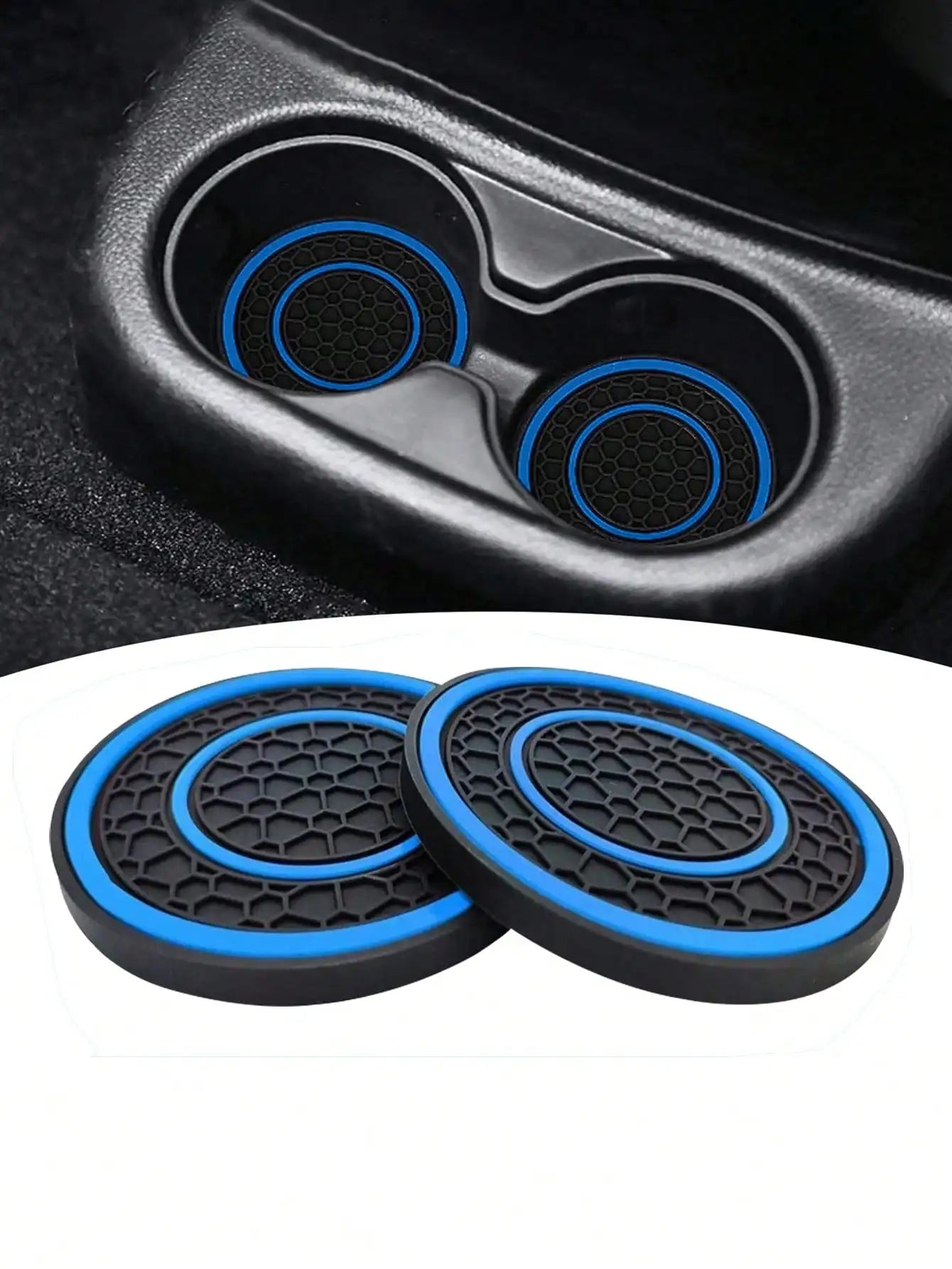 2Pcs Universal Car Cup Coasters 