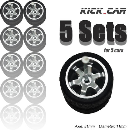 1:64 Wheels & Tires Set