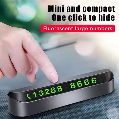 Car Temporary Parking Number Plate