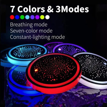 LED Car Cup Holder Coasters