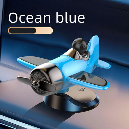 Rotating Airplane Car Dashboard Ornament