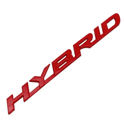 3D Metal HYBRID Logo Rear Trunk 