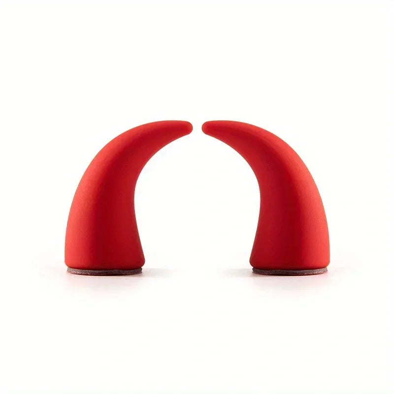 Cute Devil Car Decor 2Pcs Soft Silicone 