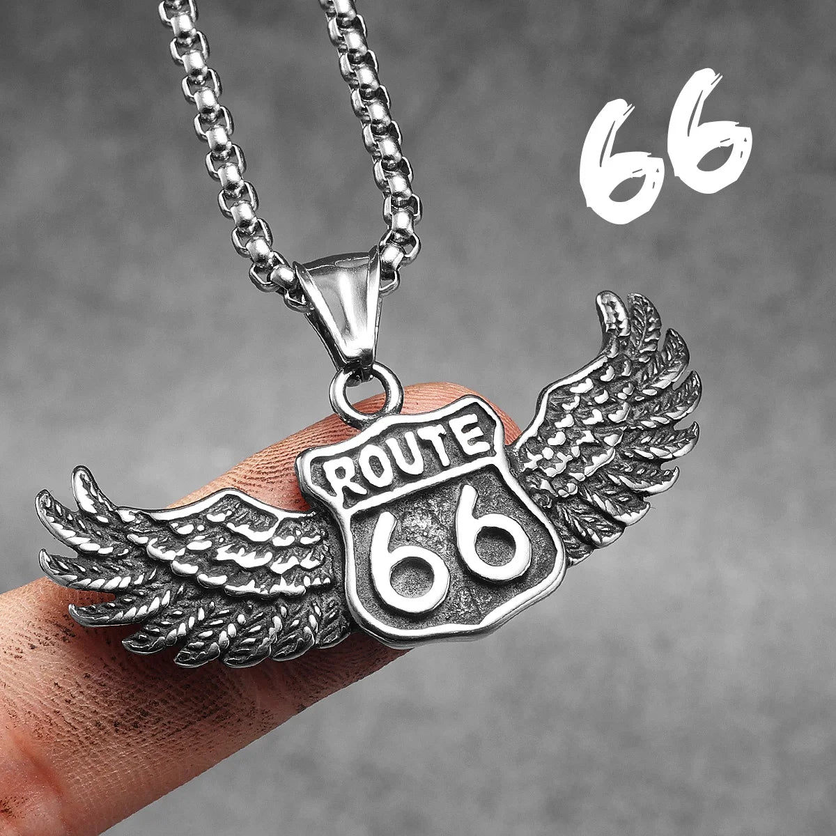 Dây chuyền nam Route 66 Wings