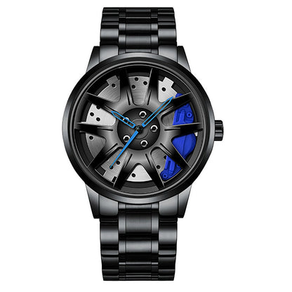 Car Wheel Watch for Men