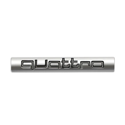 Emblema Quattro AI de estilo de carro em metal