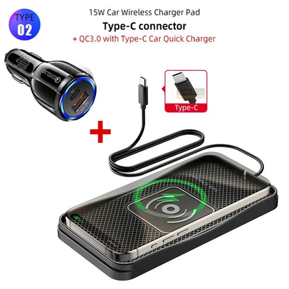 Fast Car Wireless Charger Pad