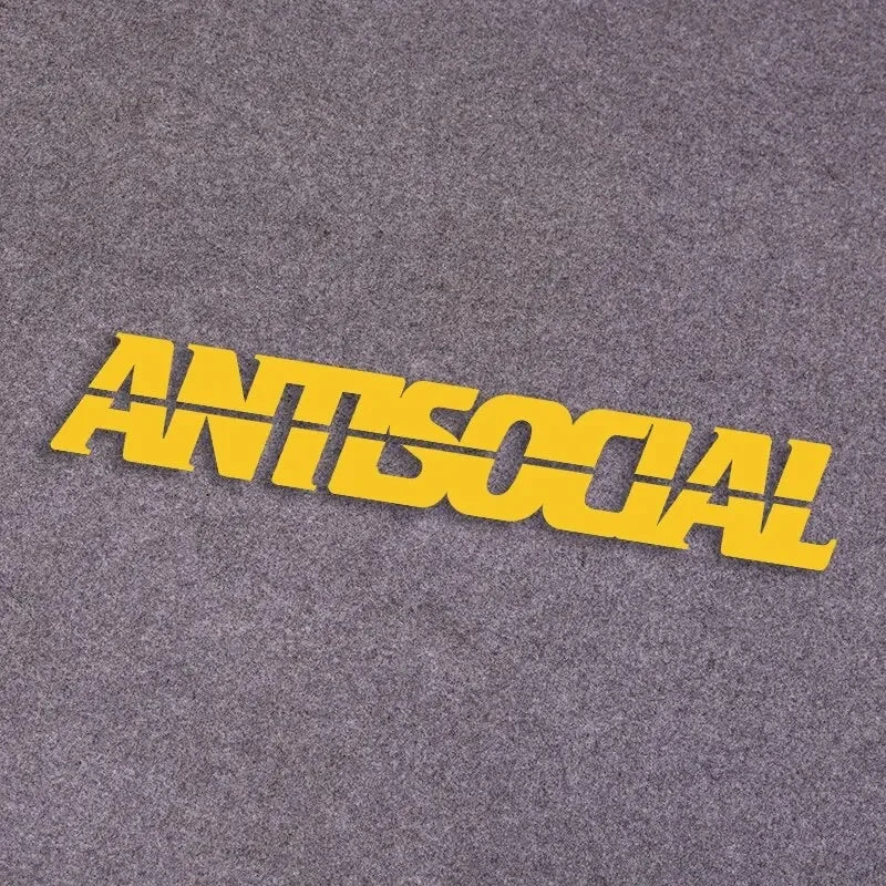Antisocial Car Sticker Decal