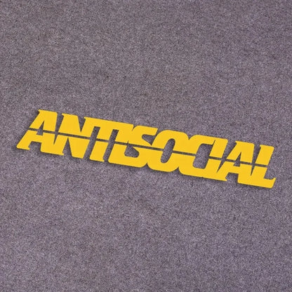 Antisocial Car Sticker Decal