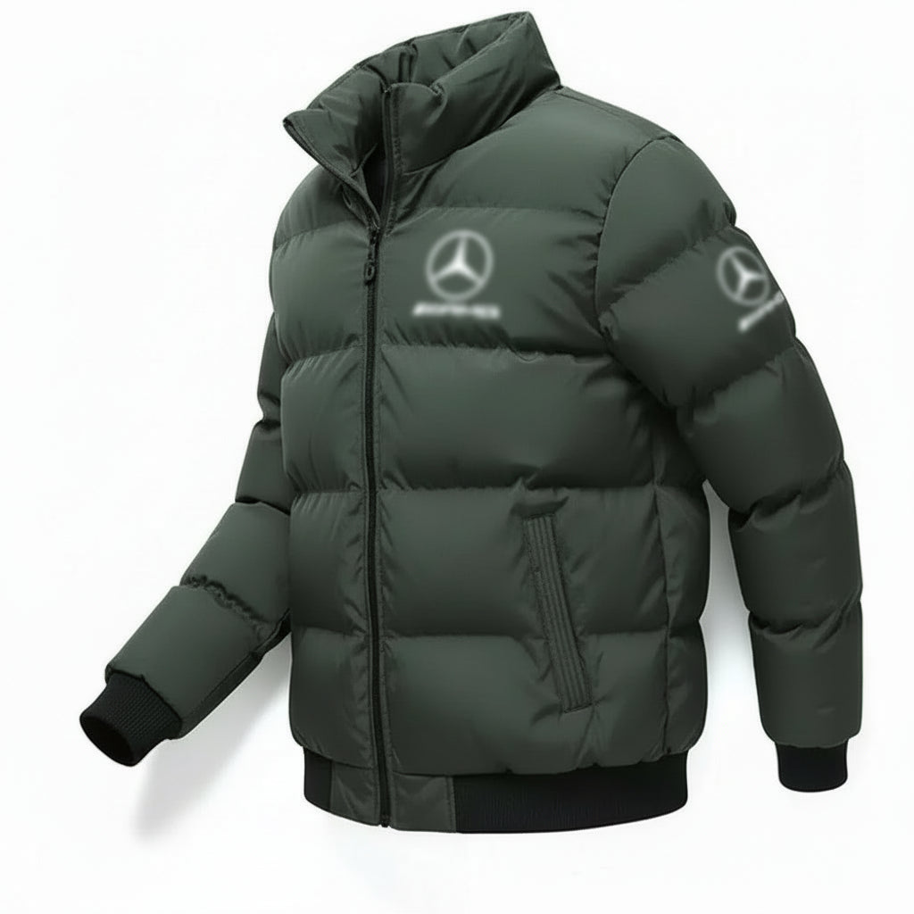 Men's Padded Quilted Bomber Jacket MB