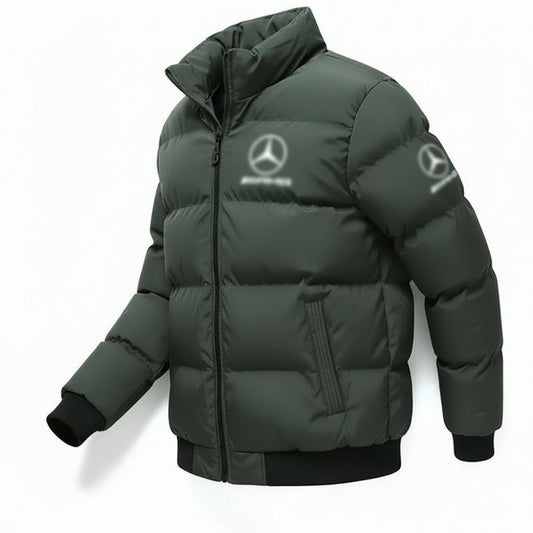 Men's Padded Quilted Bomber Jacket MB