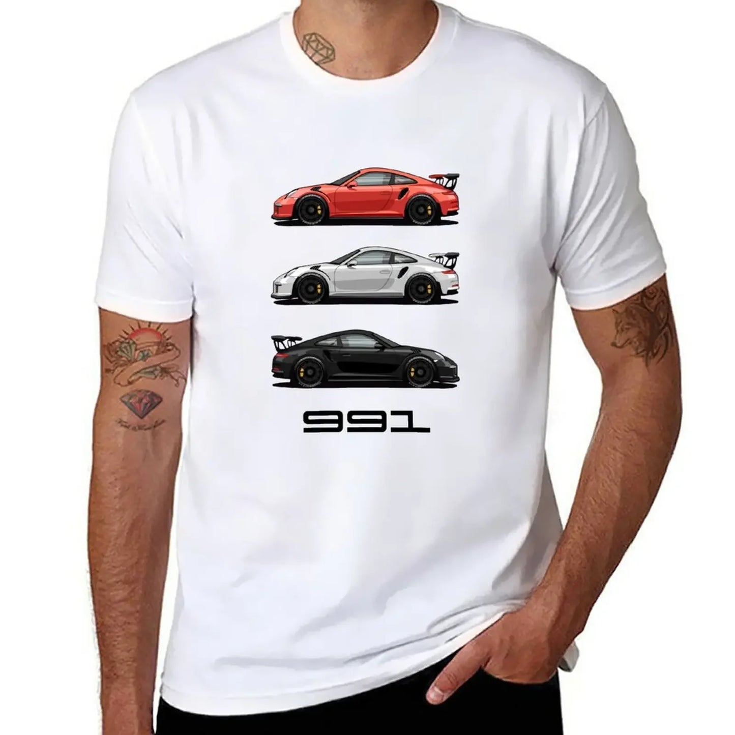 Klassisches 991 GT3 RS Baumwollhemd PE