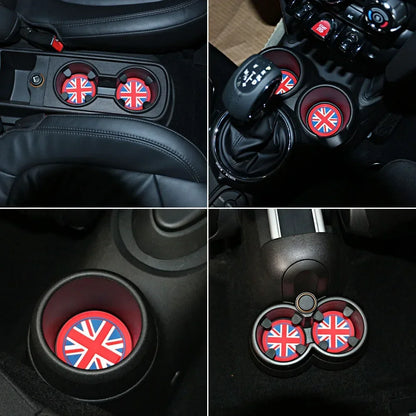 3 PCS Anti-Slip UK Flag Cup Holder