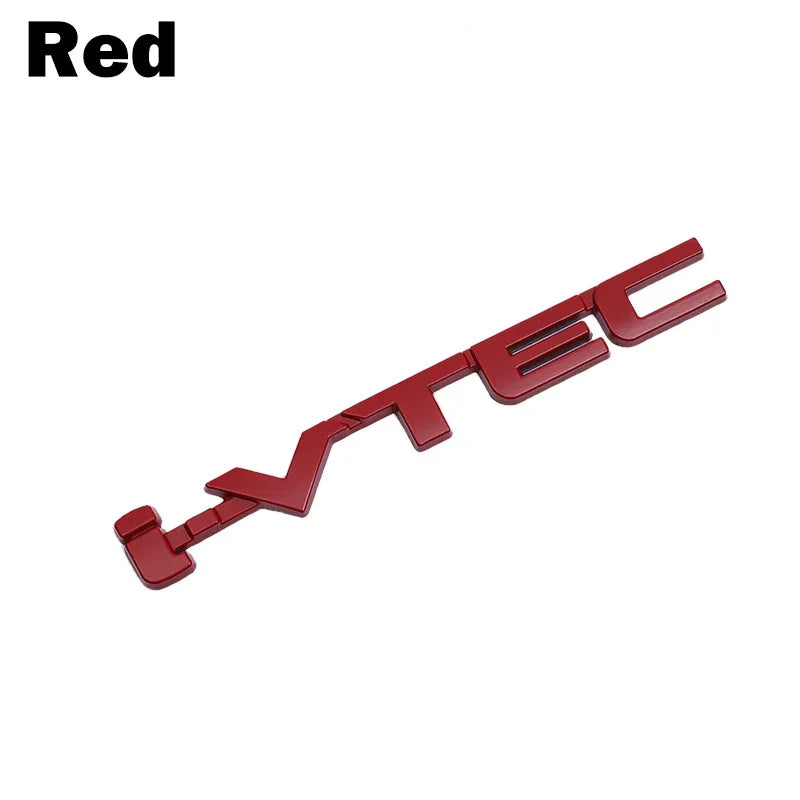 Insigne d'emblème de logo "i-VTEC" en métal 3D