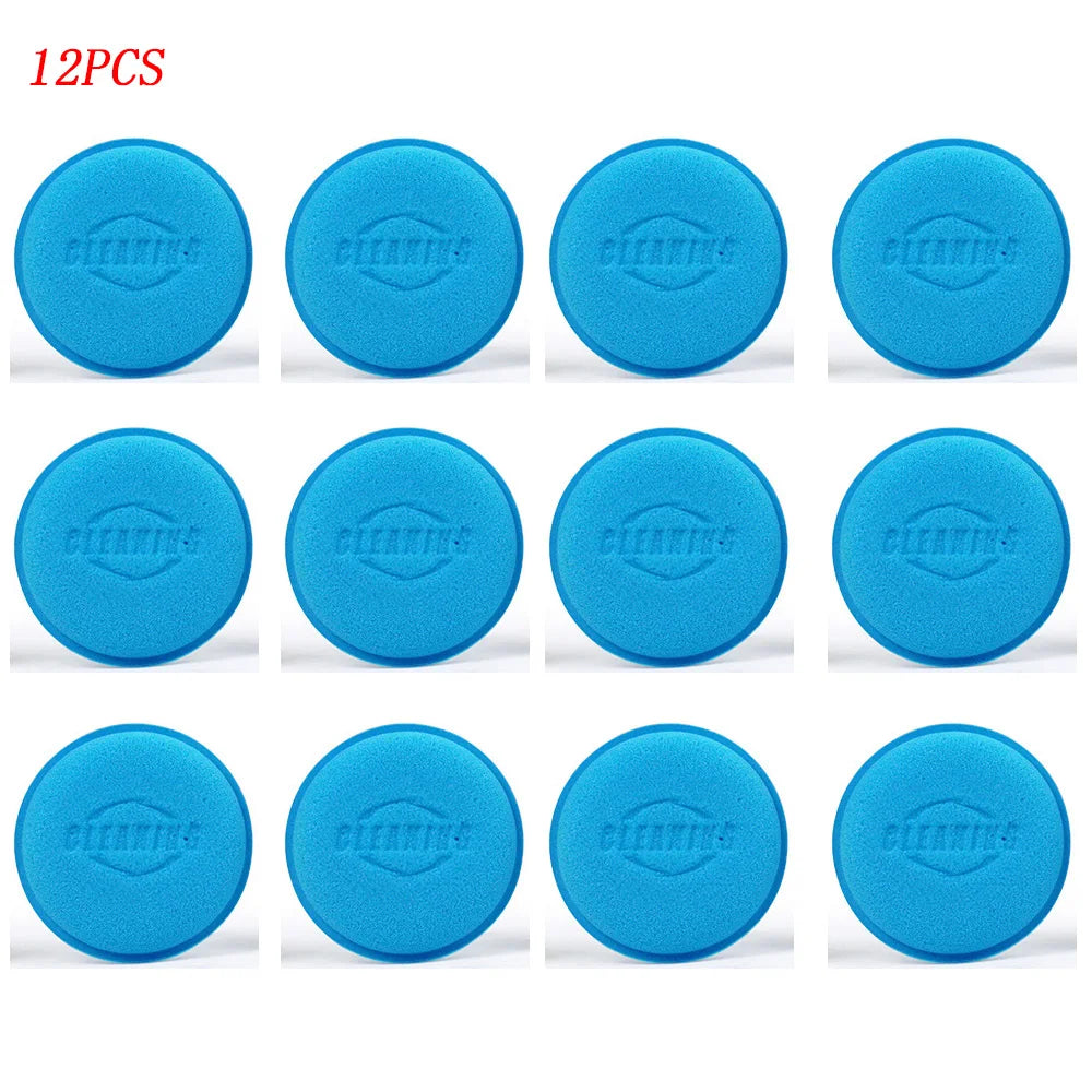 12Pcs Car Sponge Wax Applicator