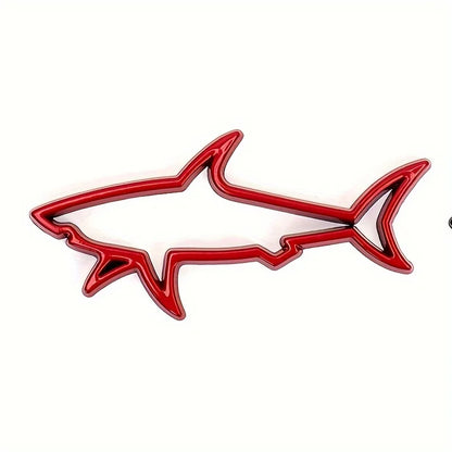 Shark Shape Badge Decal 