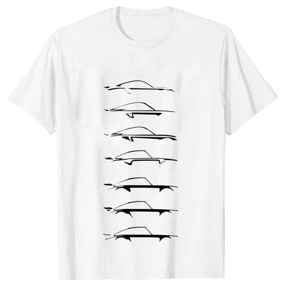 Camiseta masculina de automobilismo