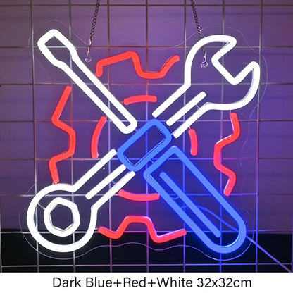 Garage Neon Sign LED Light 