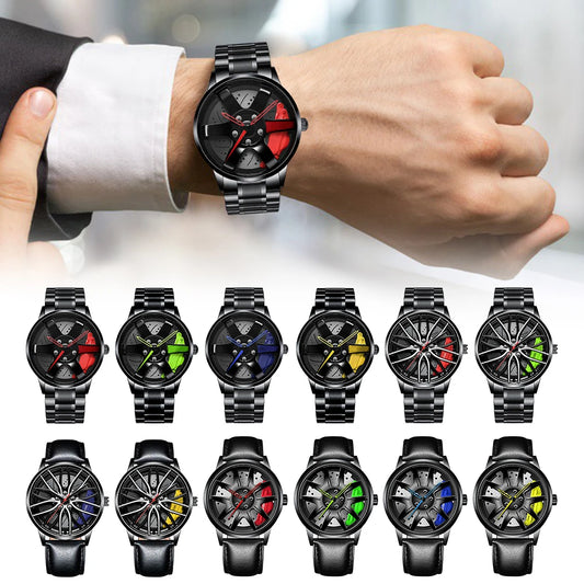 Car Wheel Watch for Men