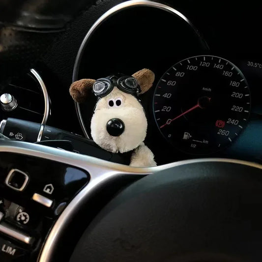 Dog Car Dashboard Plush