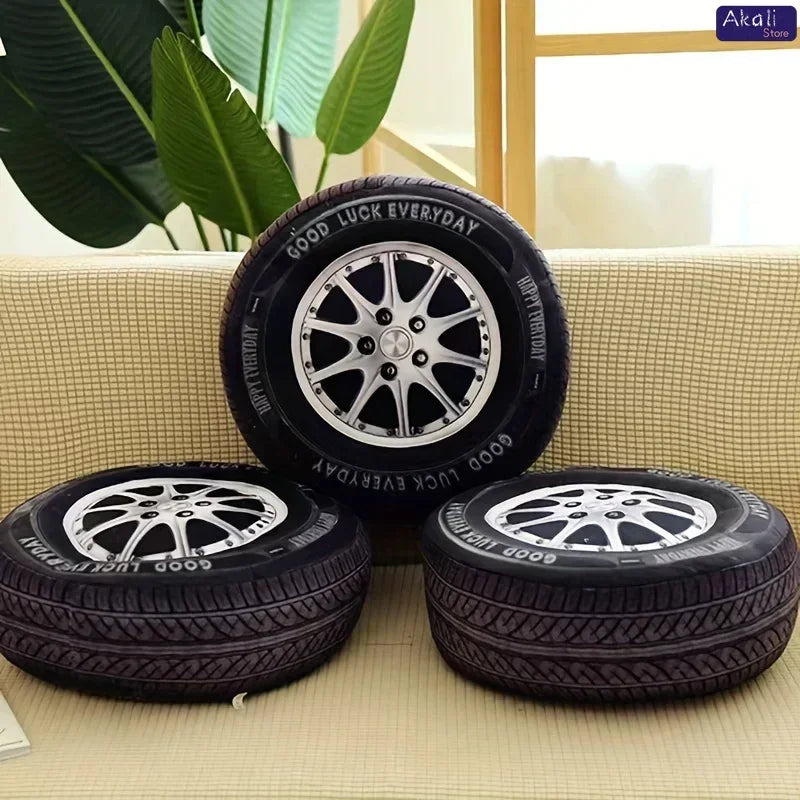 Almofada de pelúcia para pneu de carro